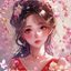 书友樱花糖糖的头像，活泼可爱的年轻女性，是古风耽美漫画的忠实粉丝