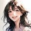 耽美漫画题材分析师星河的头像照片,年轻女性形象,充满活力的笑容展现对耽美文化的热情与专业